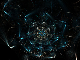 Картинка 3д графика fractal фракталы абстракция фон узор тёмный