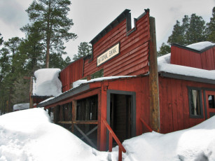 Картинка разное сооружения постройки снег дом зима
