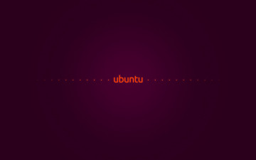 обоя компьютеры, ubuntu, linux, фон, тёмнокрасный