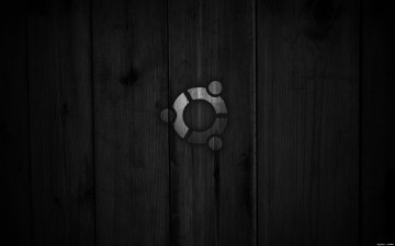 Картинка компьютеры ubuntu linux фон тёмный доски