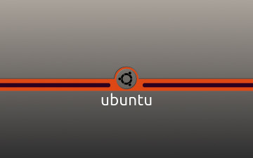 Картинка компьютеры ubuntu linux полоса фон красная серый