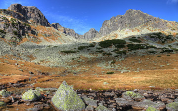 Картинка природа горы вкршины камни