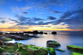 Картинка природа побережье море пляж камни