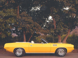 Картинка plymouth hemi cuda 1971 автомобили
