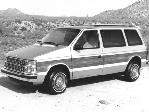 Картинка dodge caravan 1984 автомобили