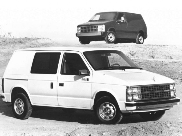 Обои картинки фото dodge, ram, van, 1985, автомобили