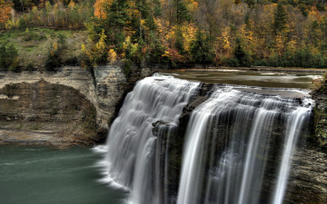 Картинка природа водопады водопад пейзаж река