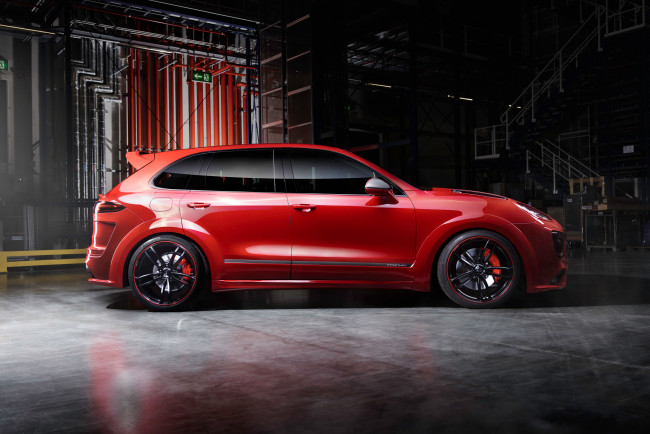 Обои картинки фото автомобили, porsche, 2015г, красный, 958, magnum, techart