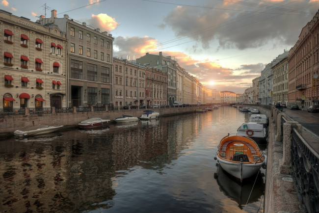 Обои картинки фото города, санкт-петербург,  петергоф , россия, спб, канал, ленинград, питер
