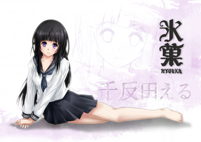 Обои картинки фото аниме, hyouka, chitanda, eru
