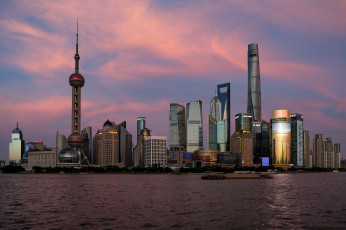 Картинка shanghai города шанхай+ китай панорама