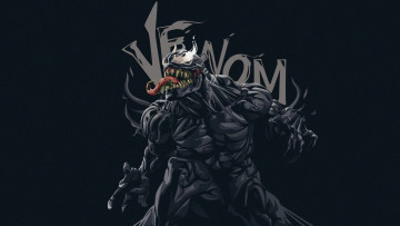 Картинка рисованное комиксы venom
