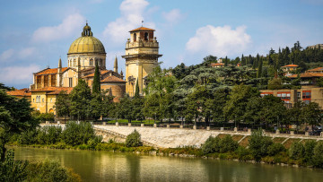 обоя verona,  italy, города, верона , италия, простор