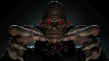 Картинка 3д+графика ужас+ horror монстр вампир