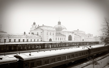 Картинка техника поезда вагоны вокзал