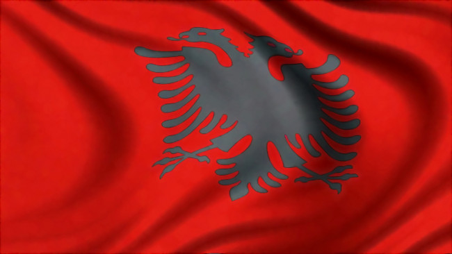Обои картинки фото albania, разное, флаги, гербы, флаг, албании