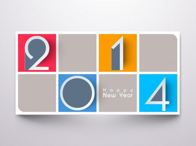 Обои картинки фото праздничные, векторная графика , новый год, 2014, новый, год