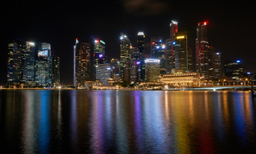 Картинка singapore города сингапур+ сингапур небоскребы панорама