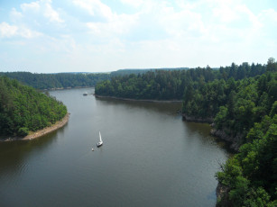Картинка природа реки озера лес лодка река