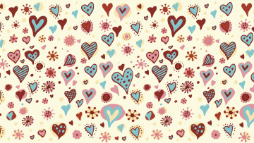 Картинка векторная+графика сердечки сердце сердца