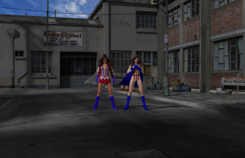 Картинка supergirl 3д+графика фантазия+ fantasy девушки супермены