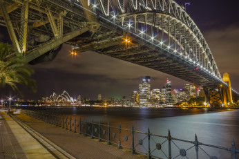 Картинка sydney города сидней+ австралия мост гавань