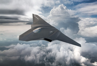 Картинка авиация 3д рисованые v-graphic самолёт облака