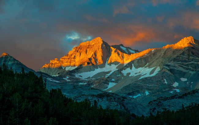 Обои картинки фото природа, горы, восход