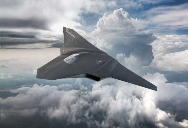 Обои картинки фото авиация, 3д, рисованые, v-graphic, самолёт, облака