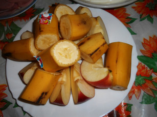 обоя еда, бананы, яблоки