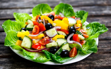 Картинка еда салаты +закуски маслины овощи свежие салат