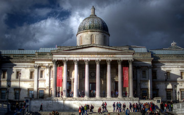 Картинка города лондон+ великобритания national gallery