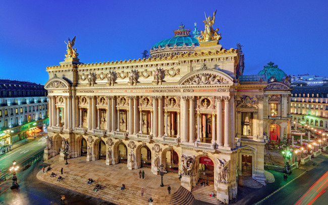 Обои картинки фото grand opera, города, париж , франция, grand, opera