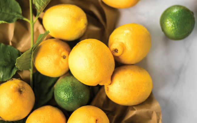 Обои картинки фото еда, цитрусы, лимоны, лаймы