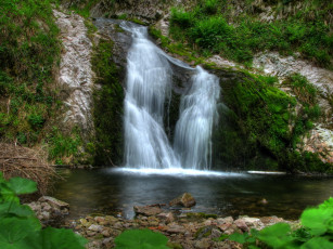 Картинка природа водопады wasserfall  allerheiligen германия