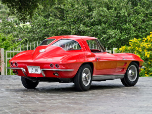 Картинка corvette+sting+ray+z06+1963 автомобили corvette red 1963 z06 sting ray