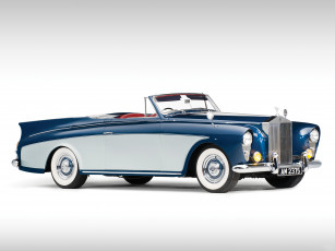 обоя rolls-royce silver cloud drophead coupe by hooper 1958, автомобили, rolls-royce, 1958, hooper, drophead, coupe, cloud, silver