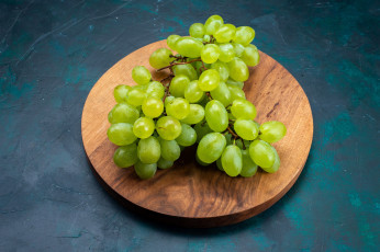 Картинка еда виноград ягоды зеленый