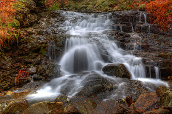 Картинка природа водопады течение вода