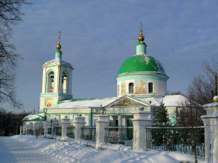 Картинка города -+православные+церкви +монастыри здание зима