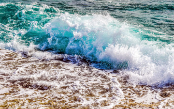 Картинка природа моря океаны вода пена волны