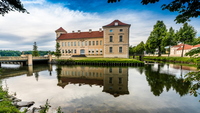 Обои картинки фото rheinsberg palace, города, - дворцы,  замки,  крепости, дворец, парк