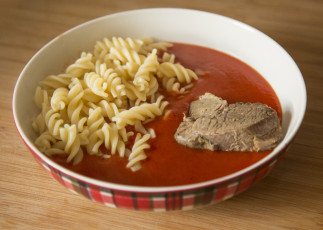 Картинка еда макаронные+блюда мясо макароны соус