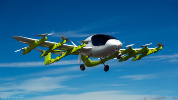 Картинка авиация 3д рисованые v-graphic автономное такси kitty hawk cora richard lord воздушное средство