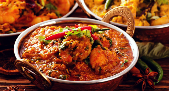 Обои картинки фото еда, вторые блюда, перец, индийская, рагу, кухня