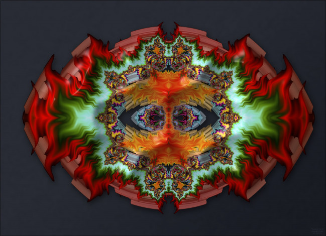 Обои картинки фото 3д графика, фракталы , fractal, цвета, узор