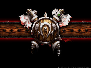 Картинка orks gerb видео игры warcraft iii reign of chaos