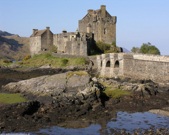 Обои картинки фото города, замок, эйлиан, донан, шотландия