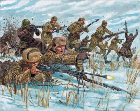 обоя russian, infanty, рисованные, армия
