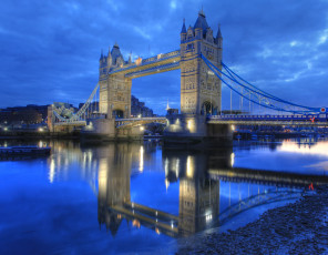 обоя города, лондон, великобритания, темза, англия, мост, hdr